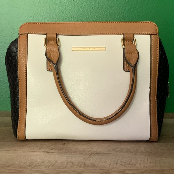 Anne Klein Color Block Crossbody Purse - Picture 1 of 5